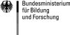 Logo mit Link: BMBF. Bundesministerium für Bildung und Forschung